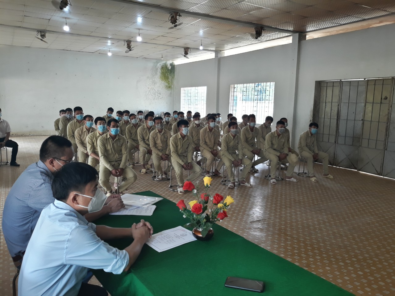 LỄ KHAI GIẢNG LỚP DẠY NGHỀ HÀN CHO HỌC VIÊN ĐANG CAI NGHIỆN TẠI CƠ SỞ CAI NGHIỆN MA TÚY TỈNH KHÁNH HOÀ